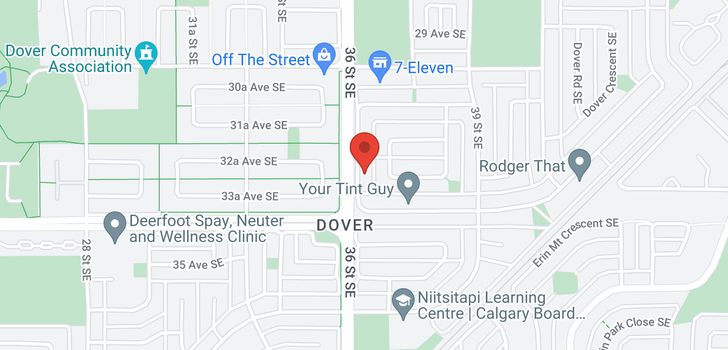 map of 111 DOVERCLIFFE Way SE